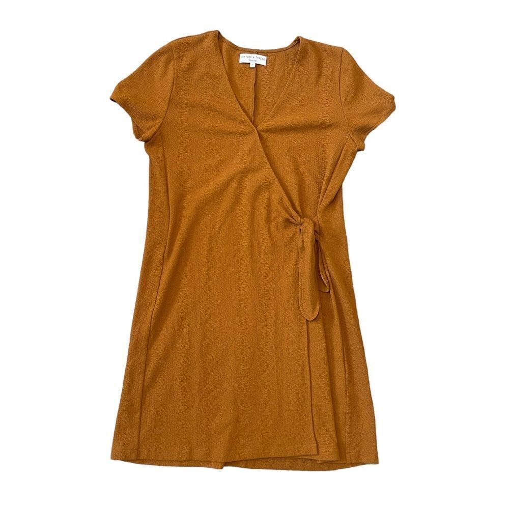 Madewell Texture & Thread Short-Sleeve Side-Tie Dress - Picture 11 of 15
